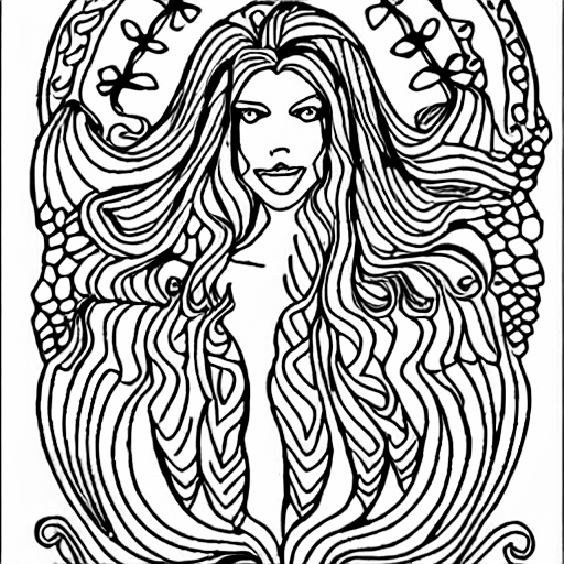 Coloring page of spirit