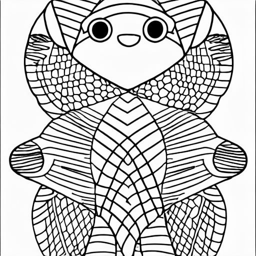 Coloring page of catfish