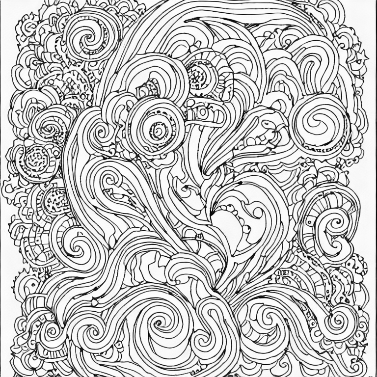 Coloring page of ciao
