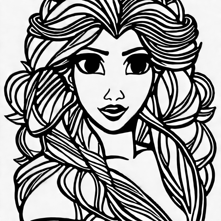 Coloring page of elsa fro frozen