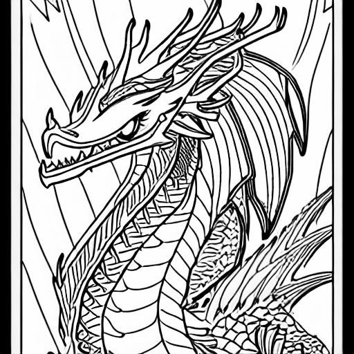 Coloring page of elsa riding a dragon