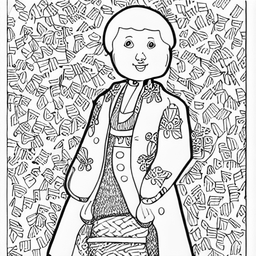 Coloring page of erhard