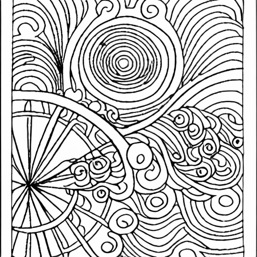 Coloring page of eternity