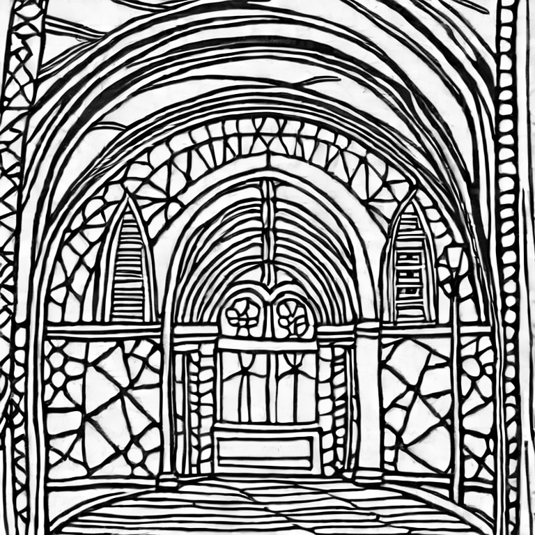 Coloring page of montrouge
