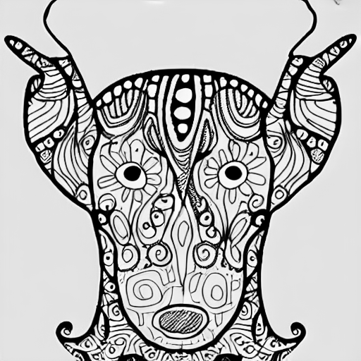 Coloring page of moodle