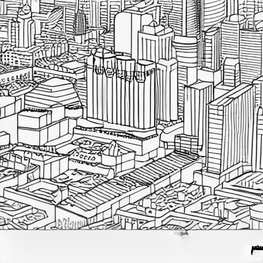 Coloring page of sao paulo